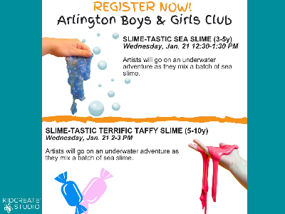 Arlington: Sensational Sea Slime 