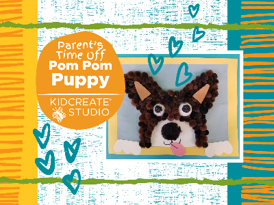 Kidcreate Studio - Ashburn. Parent's Time Off- Pom Pom Puppy (4-10 Years)
