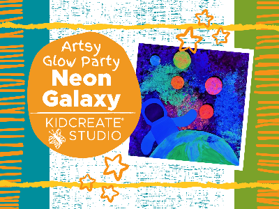 Kidcreate Studio - Fayetteville. Date Night- Galaxy Glow Party (3-9 Years)