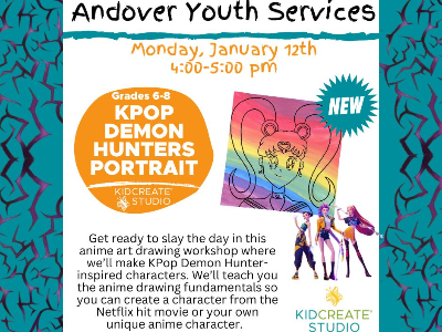 Andover: Kpop demon hunters portrait  (Grades 6-8)