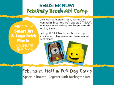 Burlington: Smart Art & LEGO BrickMania CAMP