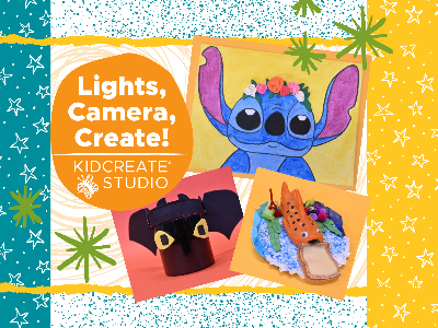Lights, Camera, Create! Summer Camp (4-10 Years)