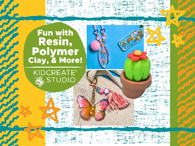  Fun with Resin, Polymer Clay, & More! (4-12 years) 